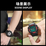 Fashion Waterproof Men's Boy Lcd Digital Stopwatch Date Rubber Sport Wrist Watch Relogio Masculino Curren Watch Men 2023