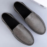 2023 Genuine Leather Mens Loafers Moccasins Shoes Designer Men Casual Handmade Formal Slip on Male Boat Shoes Zapatillas Hombre