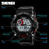 SKMEI 1019 Men Sports Watch Digital Stopwatch Alarm Clock Waterproof Wristwatches Camouflage Military Mens Watches Reloj Relogio