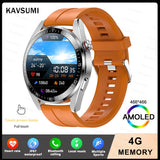 New 466*466 Screen Smart Watch Always Display The Time Bluetooth Call Local Music Smartwatch Men For Android Apple TWS Earphones