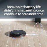 Robot Vacuum Cleaner 4000PA Wireless Automatic Charging Smart APP Water Tank Floor Sweeping For Home Robotic Cleaning Sweeper