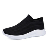 2023 New Sports Shoes Mesh Youth Trend Black Vulcanized Shoes Couple Breathable Flat Bottom Women's and Men's Casual Shoes