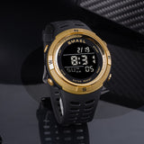 SMAEL 1915 Sports Digital Watches Men, 2022 5Bar Waterproof Chron Stopwatch Led Alarm Clock Electronic Wrist Watch
