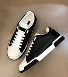 2023 Men's Luxury Designer Sneakers,Leather Lace Up Casual Flats,Mixed Colours Running Shoes,Men's Tennis Sneakers