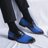 New Loafers for Men Business  Square Toe Slip-On Mens Dress Shoes Handmade Shoes for Men with Free Shipping Size 38-47