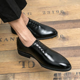 New Red Sole Brogue Shoes Men Black Business Mens Formal Shoes Lace-up Round Toe Spring/Autumn