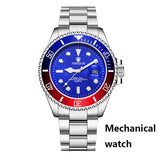 2022 DESIGN New Luxury Man Mechanical Wristwatch Stainless Steel band Watch for Men Top Brand Fashion Men Watches reloj hombre