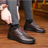 2023 Men Casual Shoes Leather Men Business Men's Oxford Shoes Breathable Dress Shoes Moccasins Loafers zapatillas hombre