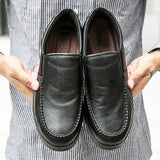 Light Men Loafers Leather Shoes Men Sneakers Luxury Trendy Casual Slip on Formal Men Moccasins Black Male Driving Shoes