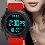Fashion Men Led Digital Watch Date Military Sport Rubber Quartz Watch Alarm Waterproof Sport Business Clock For Men 2023