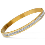 FRB1 Gold Bracelet Popularity T S Stainless Steel Bangle for Women  MM22