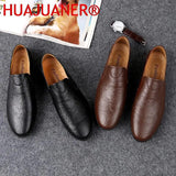 Formal Men Shoes Leather Loafers Lightweight Outdoor Shoes Business Formal Shoes Male Comfortable Driving Shoes Spring Autumn