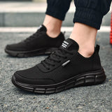 Men Shoes Breathable Mens Causal Shoes Lightweight Large Size Sneakers Comfortable Tenis Luxury Shoes Non-slip Vulcanize Shoes