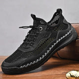 Summer Men Shoes Loafers Breathable Men Casual Shoes Mesh Loafers Genuine Leather Brand Shoes Moccasins Man Soft Luxury Sneakers