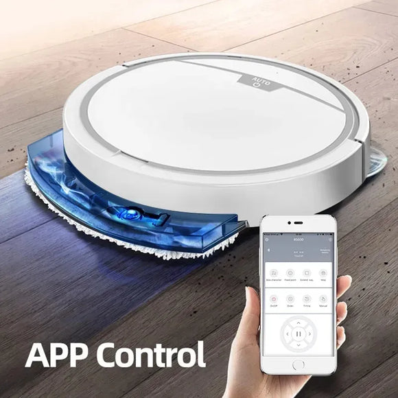New App Control Vacuum Sweeper Home Large Robotic Wet And Dry Sweep Mop Floor Smart Robot Vaccum Cleaner 2800Pa Suction