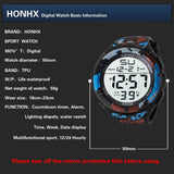 Luxury Waterproof Watch For Men Outdoor Military Sport Led Digital Wrist Watch Analog Quartz Wristwatches Relogio Masculino 2023
