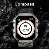 IWO Pro GW55 Smart Watch Men Outdoor Sports 2.02 Inch Large Screen IP68 Waterproof Compass Heart Rate Monitor Smartwatch