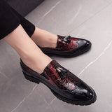 Fashion Shoe Office Shoes for Men Casual Shoes Breathable Leather Loafers Driving Moccasins Comfortable Slip on 2023 Three Color