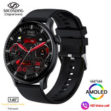 2023 Bluetooth Call Women Smart Watch AMOLED Full Touch Fitness IP68 Waterproof Men Smartwatch Lady Clock + box For Android IOS