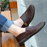 Fashion Moccasins for Men Loafers Genuine Leather Men Slip on Shoes Casual Shoes  Men Driving Boats Men Shoes Big Size