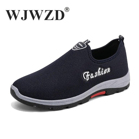 Summer Mesh Casual Shoes Men Outdoor Sneakers Men Slip-on Hiking Shoes Masculino Breathable Sport Shoes Men Zapatillas Hombre