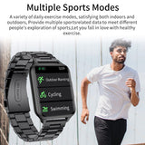 LIGE New Body Temperature Smart Watch Men Blood Oxygen Monitor Sports Fitness Men Watches Custom Watch Dial Men Smartwatch 2023