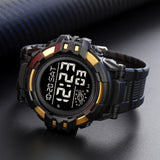 SKMEI 2003 Fashion Military Mens Watch Countdown Date Alarm Clock Waterproof LED Electronic Sport Men Wristwatches reloj hombre