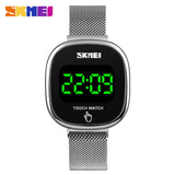 SKMEI 1589 Squart Dial Creative Magnetic Buckle montre homme Simple LED Watches For Men Women Waterproof Date Digital Wristwatch