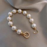New Imitation Pearl Luxury Bracelet for Women Classic Korean Original Beaded Bracelet Fashion Design Jewelry Accessories Gift