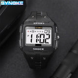 SYNOKE Outdoor Sport Watch Men Multifunction Watches Alarm Clock Chrono 50M Waterproof Digital Watch reloj hombre 9818