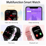 2023 New Bluetooth Answer Call Smart Watch Men 1.69" Full Touch Dial Call Fitness Tracker IP67 Waterproof Smartwatch Man Women