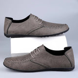 Leather Men Breathable Driving Shoes Fashion Luxury Brands Formal Men Loafers Moccasins Italian Male Shoes Black Plus Size 38-47