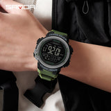Sanda Top Brand New Men's Watches Outdoor Sport Military Digital Watch 50m Waterproof Wristwatch For Men Clock Relogio Masculino