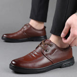 Genuine Leather Formal Men Dress Shoes Luxury Brand Soft Casual Shoes Mens Breathable Moccasins Driving Shoes Zapatos Hombre