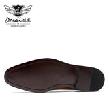 DESAI Oxford Mens Dress Shoes Formal Business Lace-up Full Grain Leather Minimalist Shoes for Men