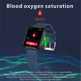 Q9 Pro 5ATM Swim Smart Watch Body Temperature Monitor Music Control Sports Waterproof Smart Watch for Men Women Smartphone 2023