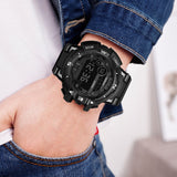 Fashion Men Waterproof LED Digital Date Military Sport Rubber Quartz Watch Alarm relogio masculino watch men часы мужские