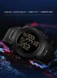 Sanda 269 New Arrival Trendy Design Silincone Strap Digital Movement Alarm Mode Countdown Sport Men Clock Fashion Stop Watch