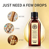 60ML Hair Care Moroccan Pure Argan Oil Hair Essential Oil for Dry Hair Types Multi-functional Hair Care Products for Woman