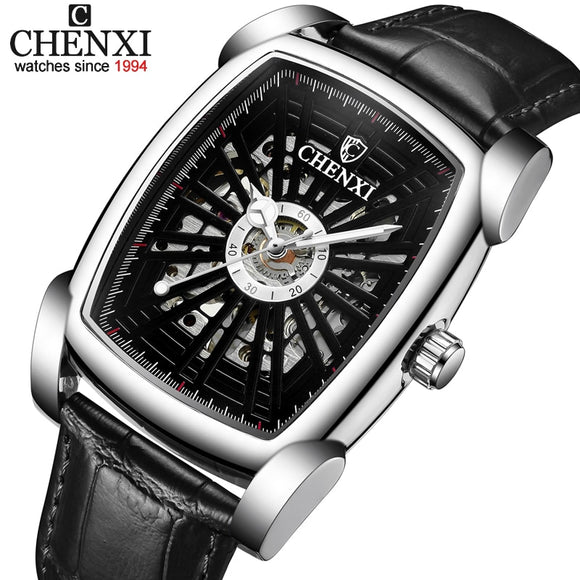 CHENXI Luxury Men's Watches Top Brand Fashion Automatic Clock Luminous Waterproof Tourbillon Mechanical Watch Relogio Masculino