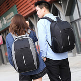 New Anti Theft USB Charging Laptop Backpack Men Large Capacity Travel Designer Bag Pack Many Departments Waterproof School Bags