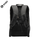 POSO Backpack 17.3inch USB Laptop Backpack Nylon Waterproof Business Travel Backpack Fashion Outdoor Sports Student Backpack