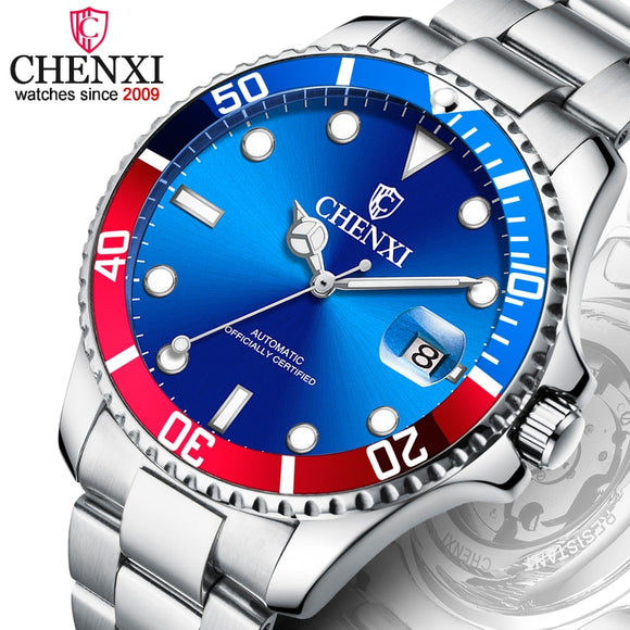 Chenxi Men Watch Automatic Mechanical Watches Role Date Top Luxury Brand Men's Wrist Watch Clock Gifts For Men Relogio Masculino