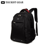 black bagpack men mochila swiss backpacks men&#39; Travel bag TOURIST GEAR 15.6 inch laptop business backpack Vintage School Bags