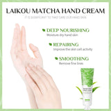 LAIKOU Matcha Hand Cream Repairing Penetration Anti-aging Gentle Soften Whitening Moisturizing Anti-crack Hand Cream Skin Care
