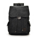 New High Quality Canvas Men Backpack Large Shoulder School Bag Rucksack For Boys Travel Fashion Camping Bags Fashion Simple Bags