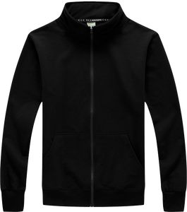 New Men Sports Zip Stand-Up Jacket Men&#39;s Coat Warm Casual Knitwear Cardigan Moletom Sweatshirts Roupas Masculinas Casaco