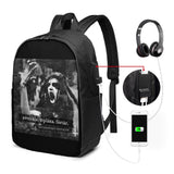 Satan Backpack with USB Dance with The Devil Back Pack Student Quality Bag University Multifunction Men Women Print Bags