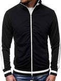 ZOGAA New men&#39;s sweatshirt autumn and winter sports zipper jacket