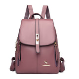 5 Colors Women Soft Leather Backpacks Vintage Female Shoulder Bags Sac A Dos Casual Travel Ladies Bagpack Mochilas School Bags